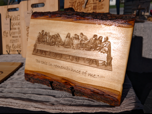 Last Supper - Live Edge Wood